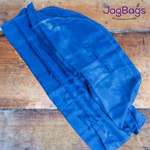 JagBag - Mummy - Sleeping Bag Liner - Blue Patterned - SPECIAL OFFER